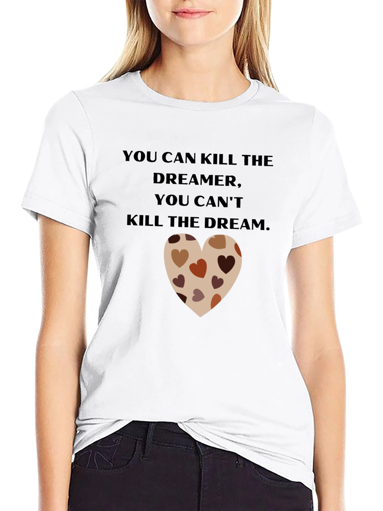 Dreamer Heart T-Shirt - Inspirational Design