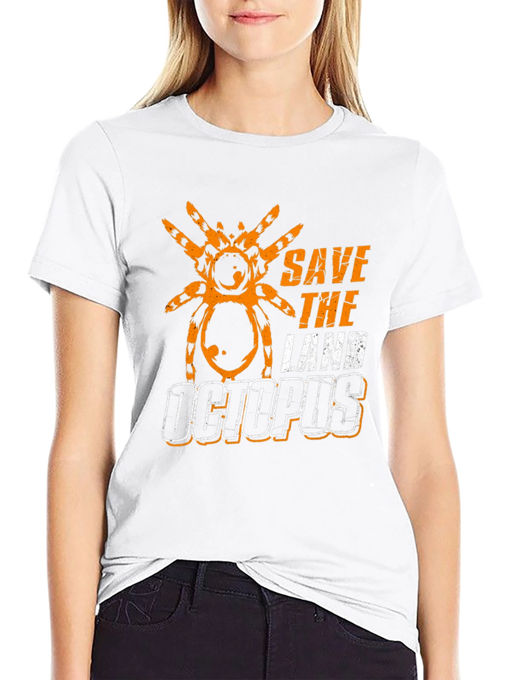 Save the Land Octopus T-Shirt - Spider Design