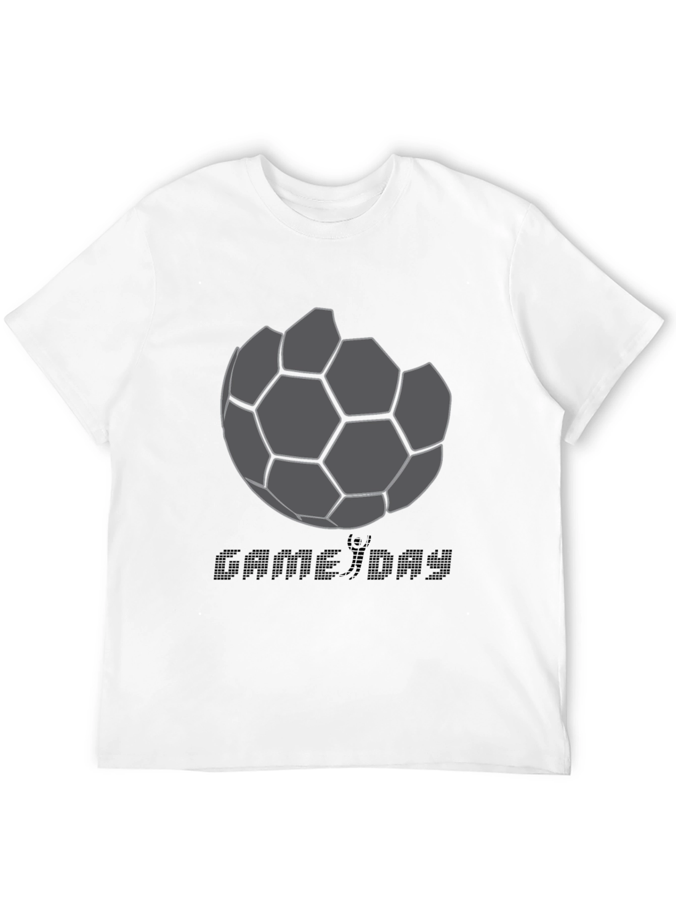 Game Day Soccer Graphic Tee - Black