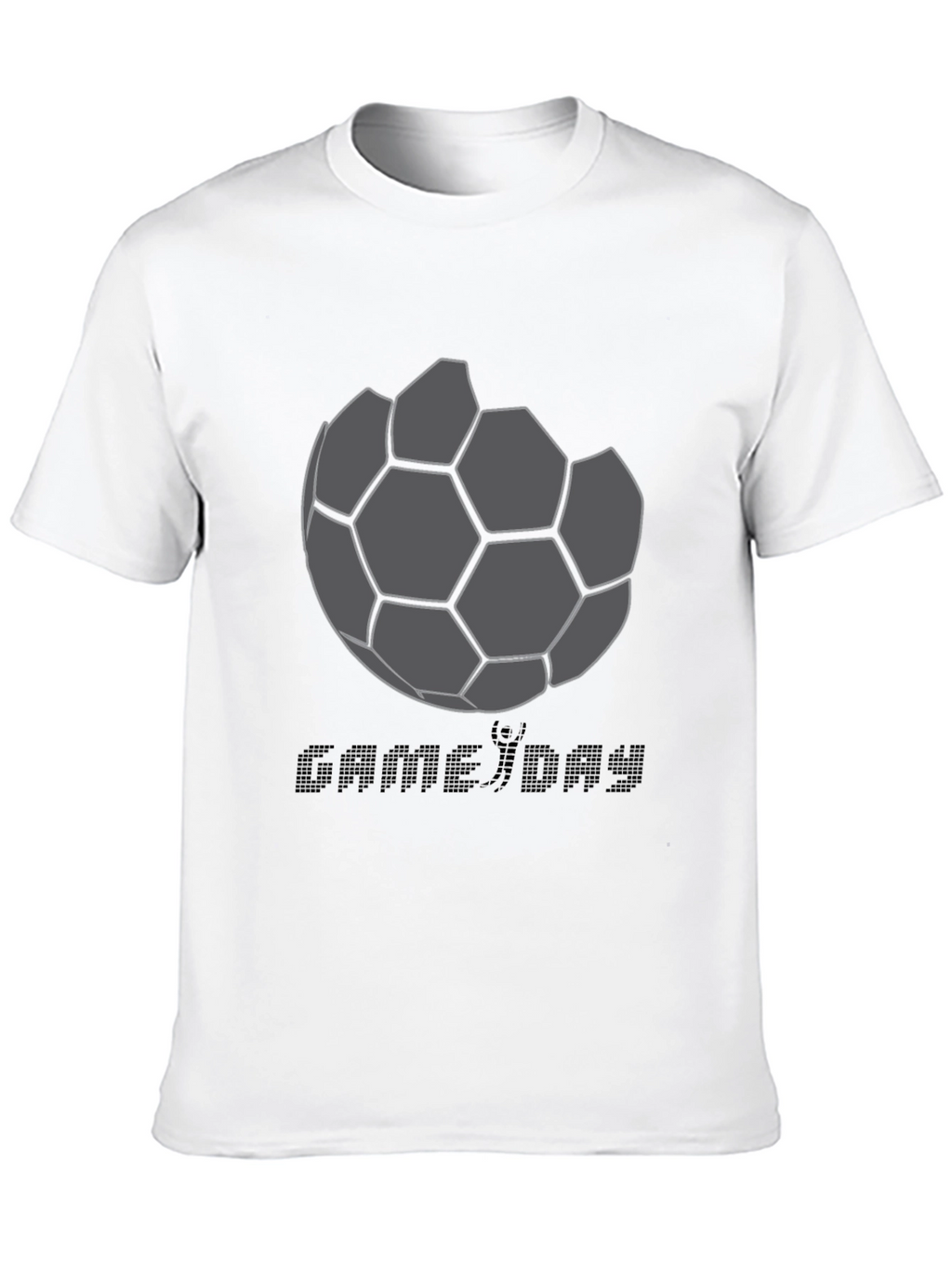 Game Day Soccer Graphic Tee - Black