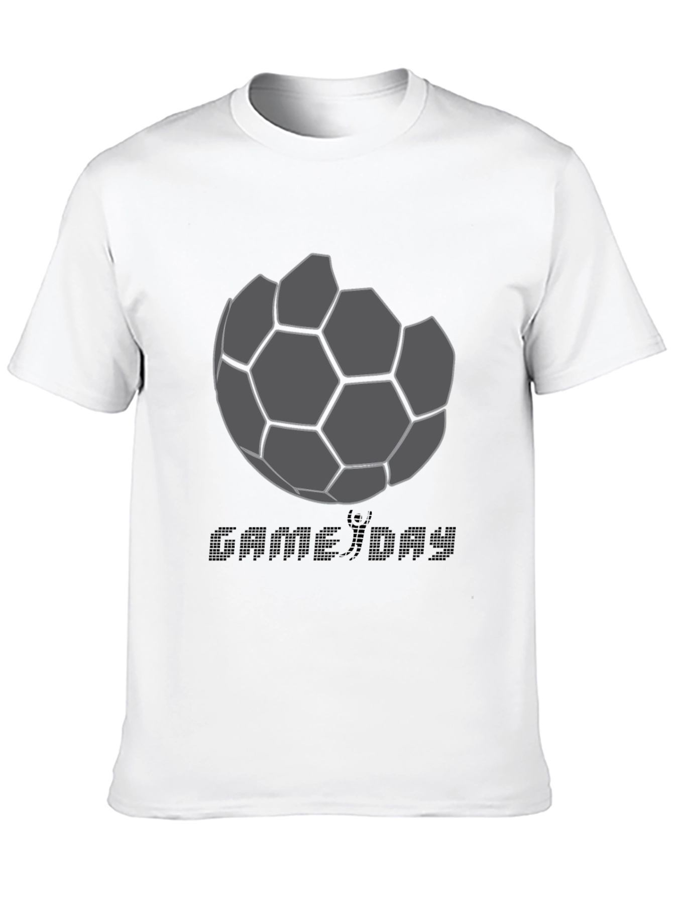 Game Day Soccer Graphic Tee - Black