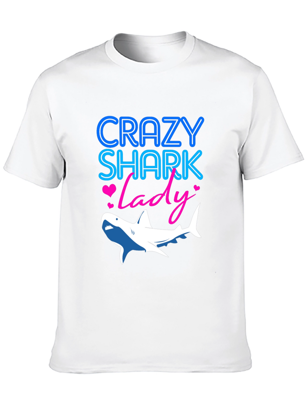 Crazy Shark Lady T-Shirt
