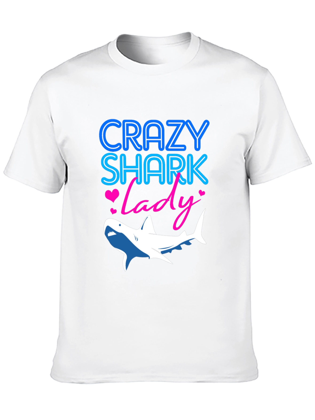 Crazy Shark Lady T-Shirt