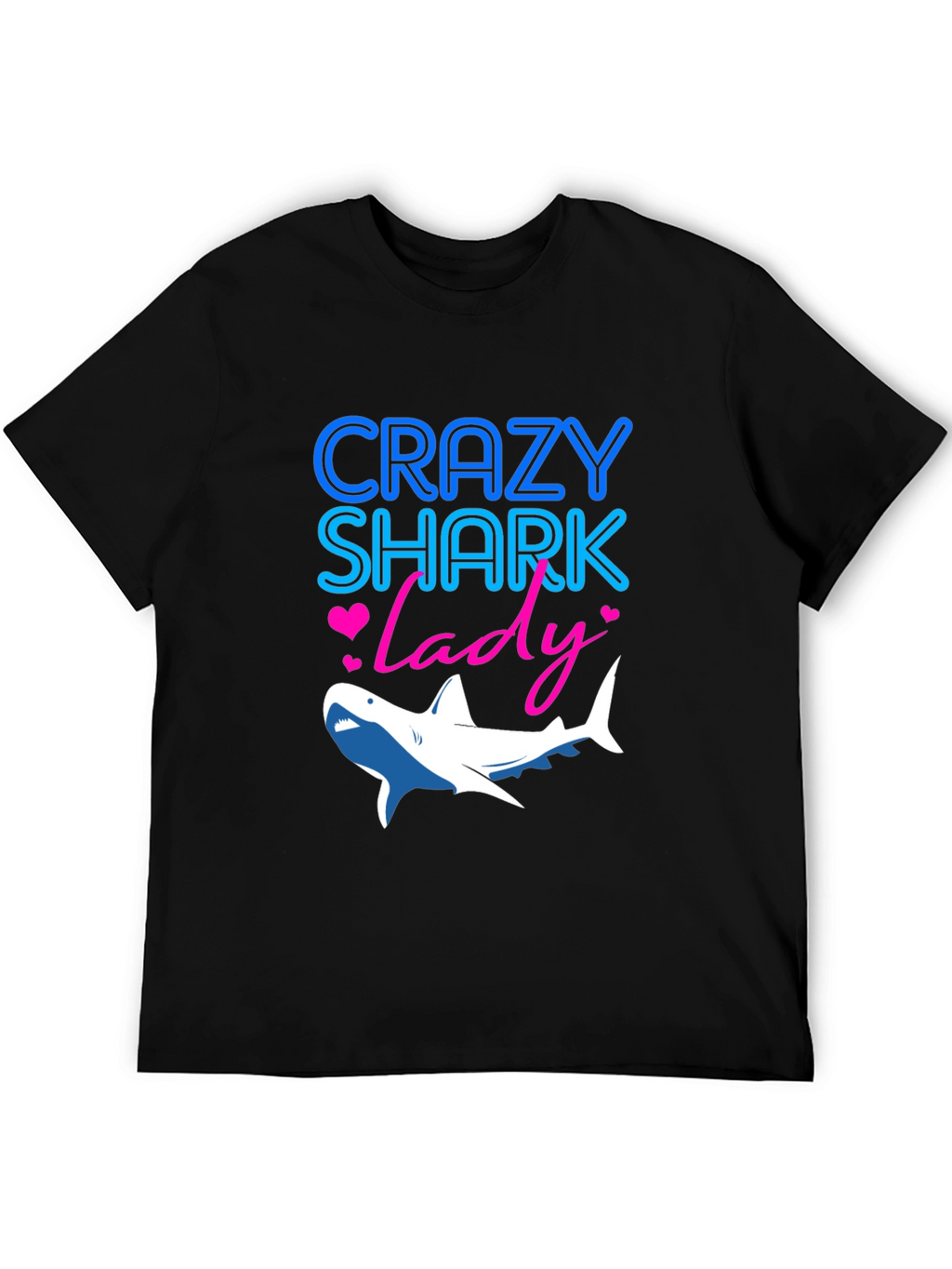 Crazy Shark Lady T-Shirt