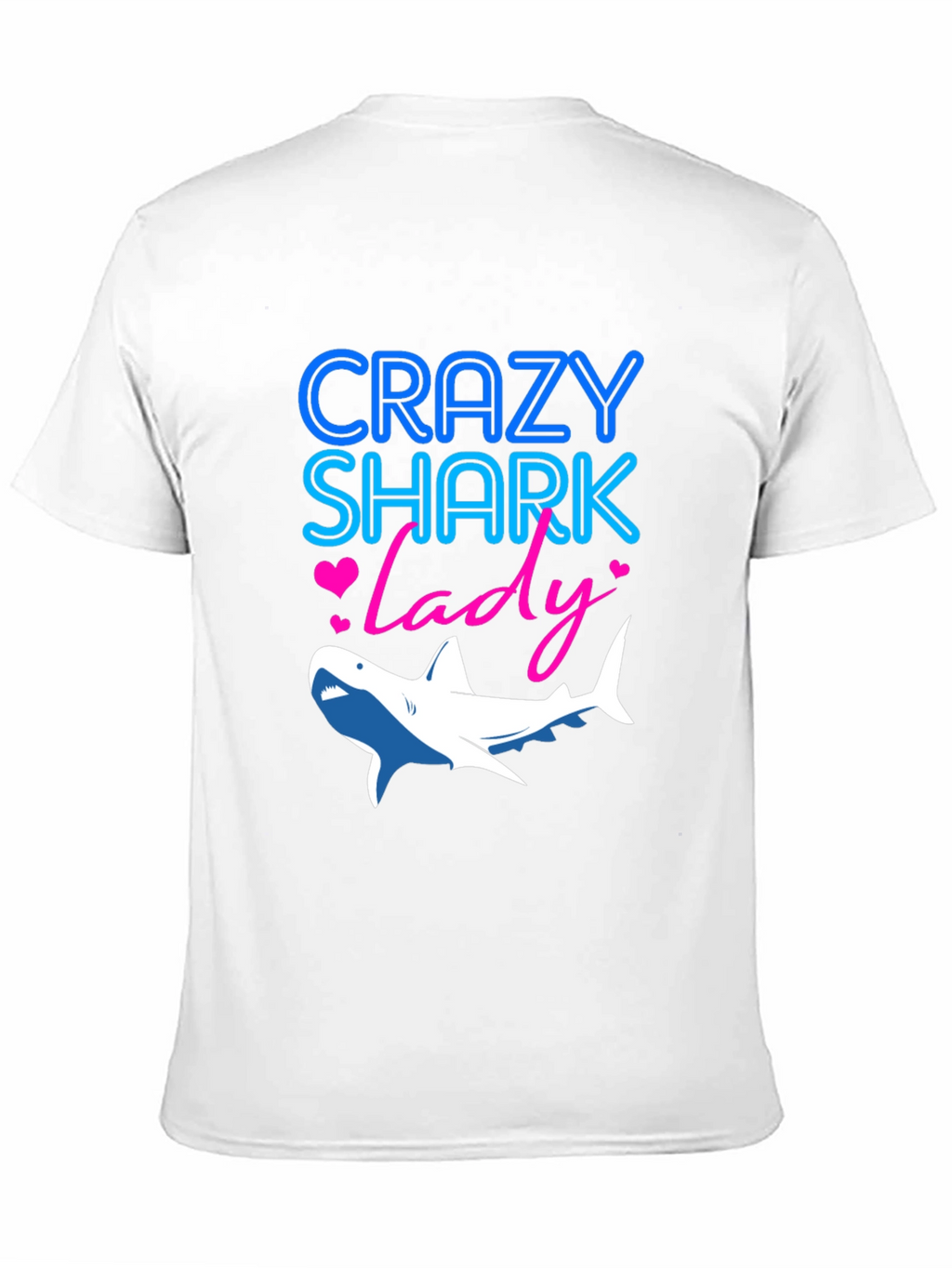 Crazy Shark Lady T-Shirt