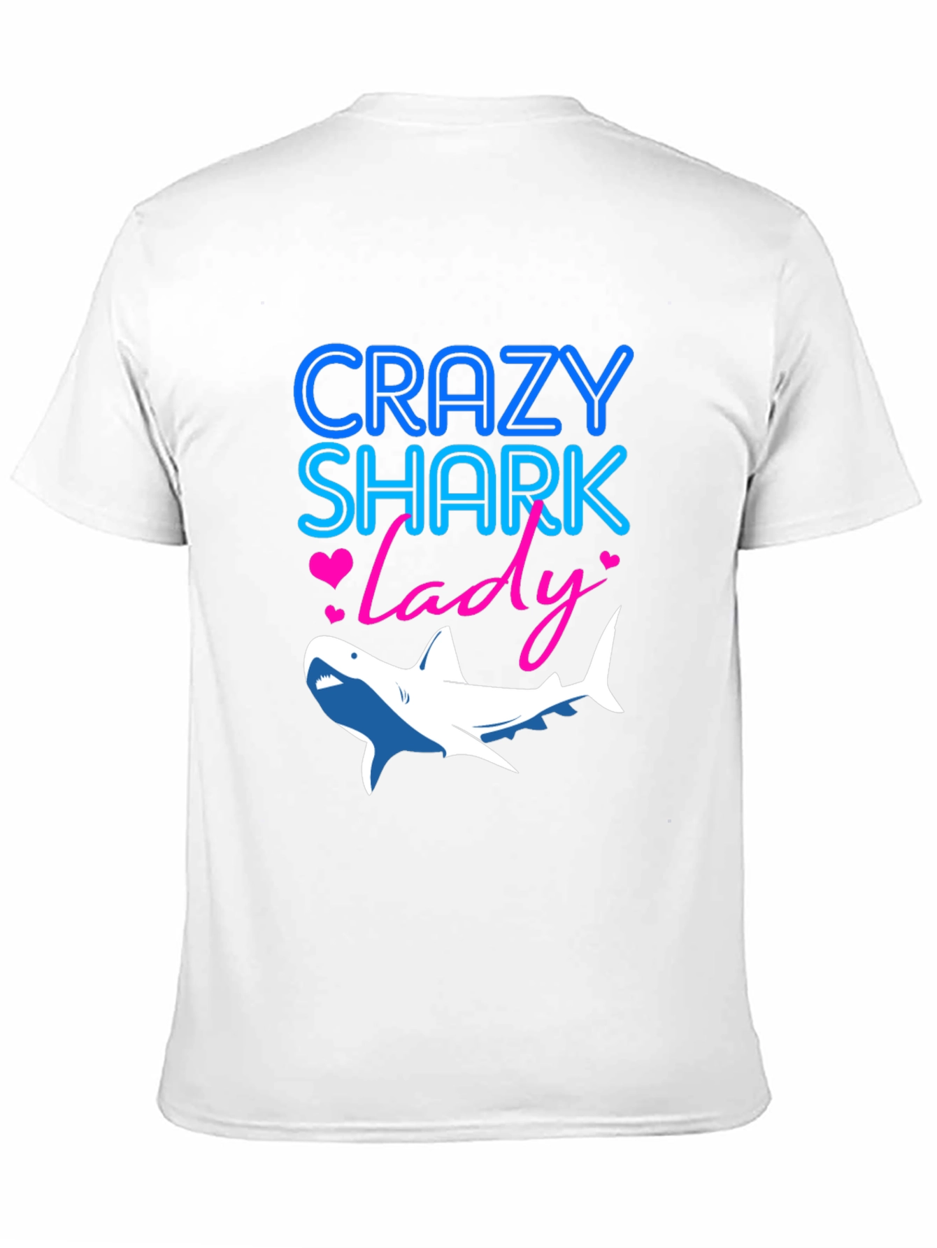 Crazy Shark Lady T-Shirt