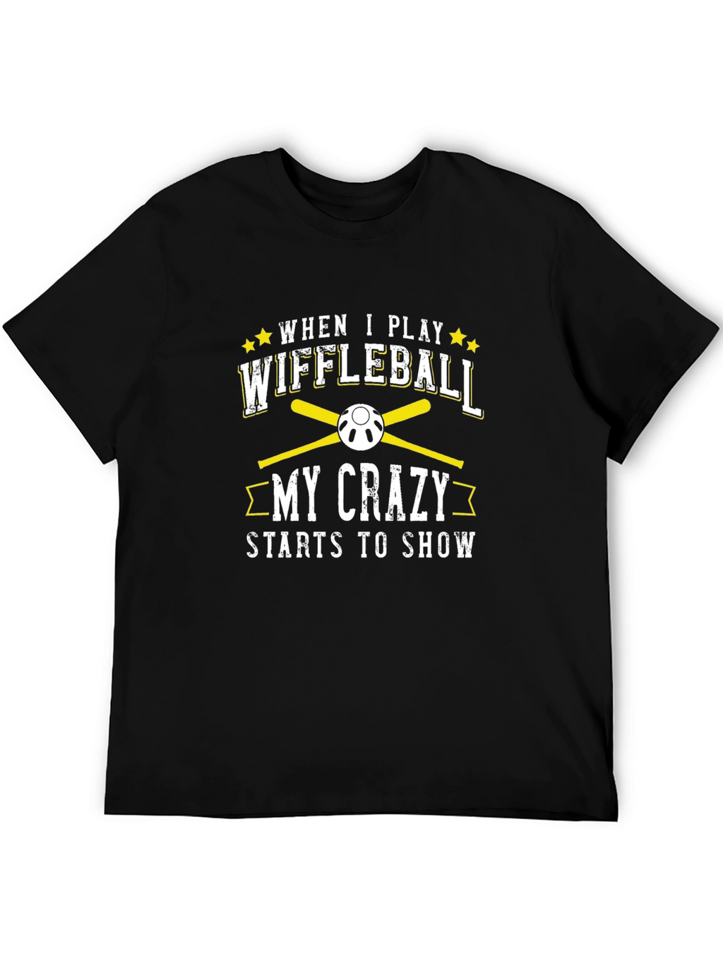Wiffleball Crazy T-Shirt - Baseball Bats Tee