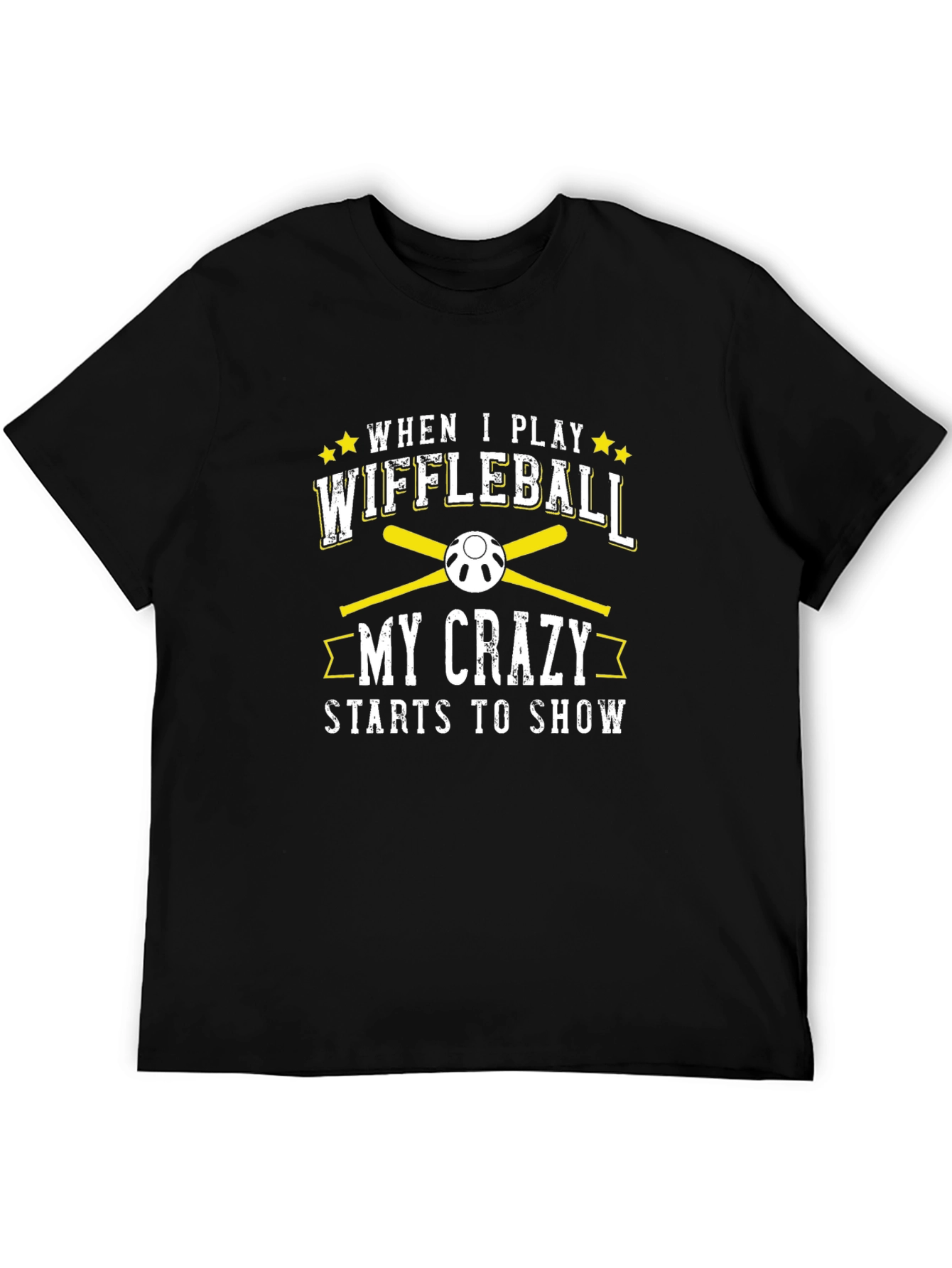 Wiffleball Crazy T-Shirt - Baseball Bats Tee