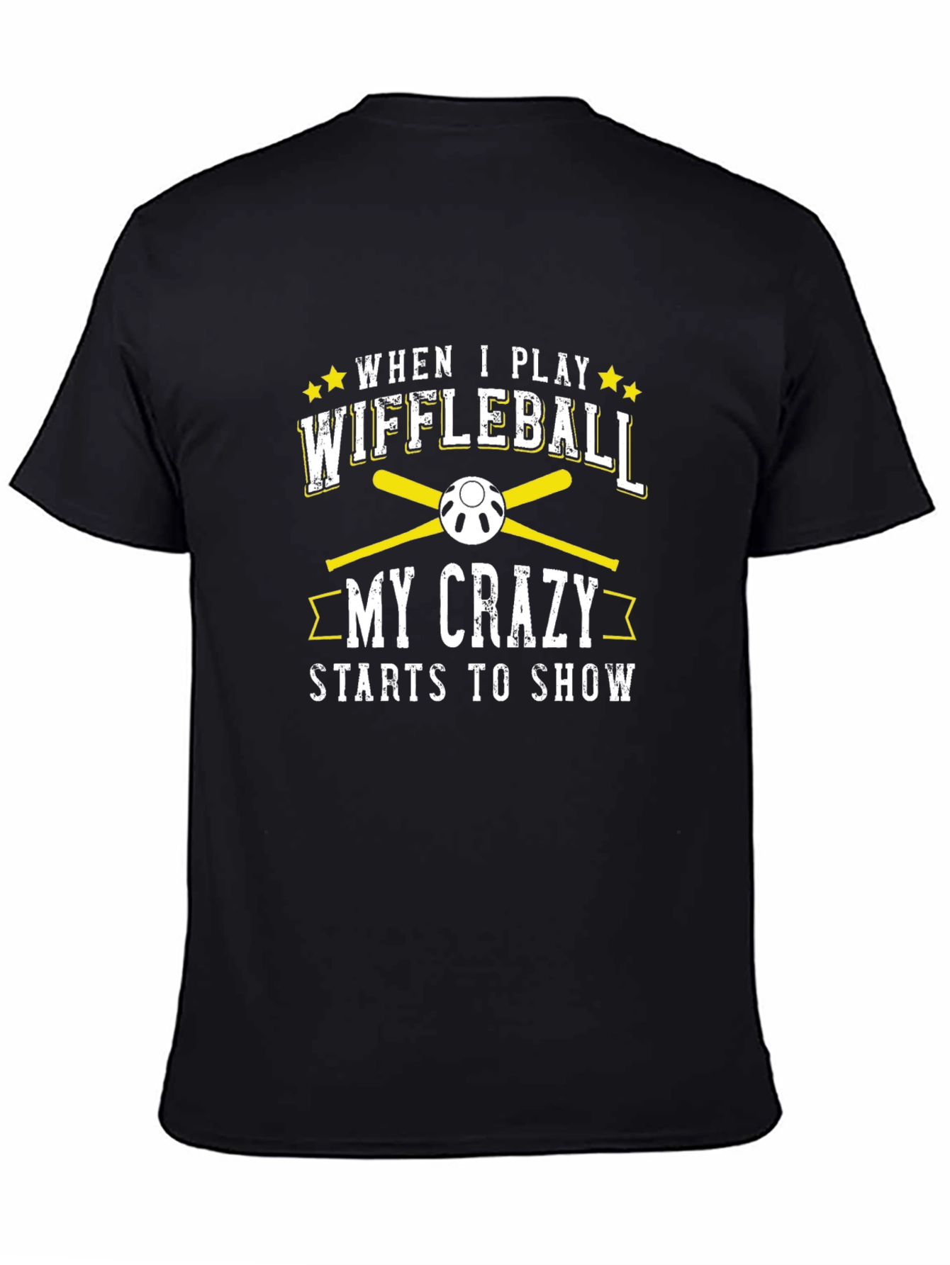 Wiffleball Crazy T-Shirt - Baseball Bats Tee