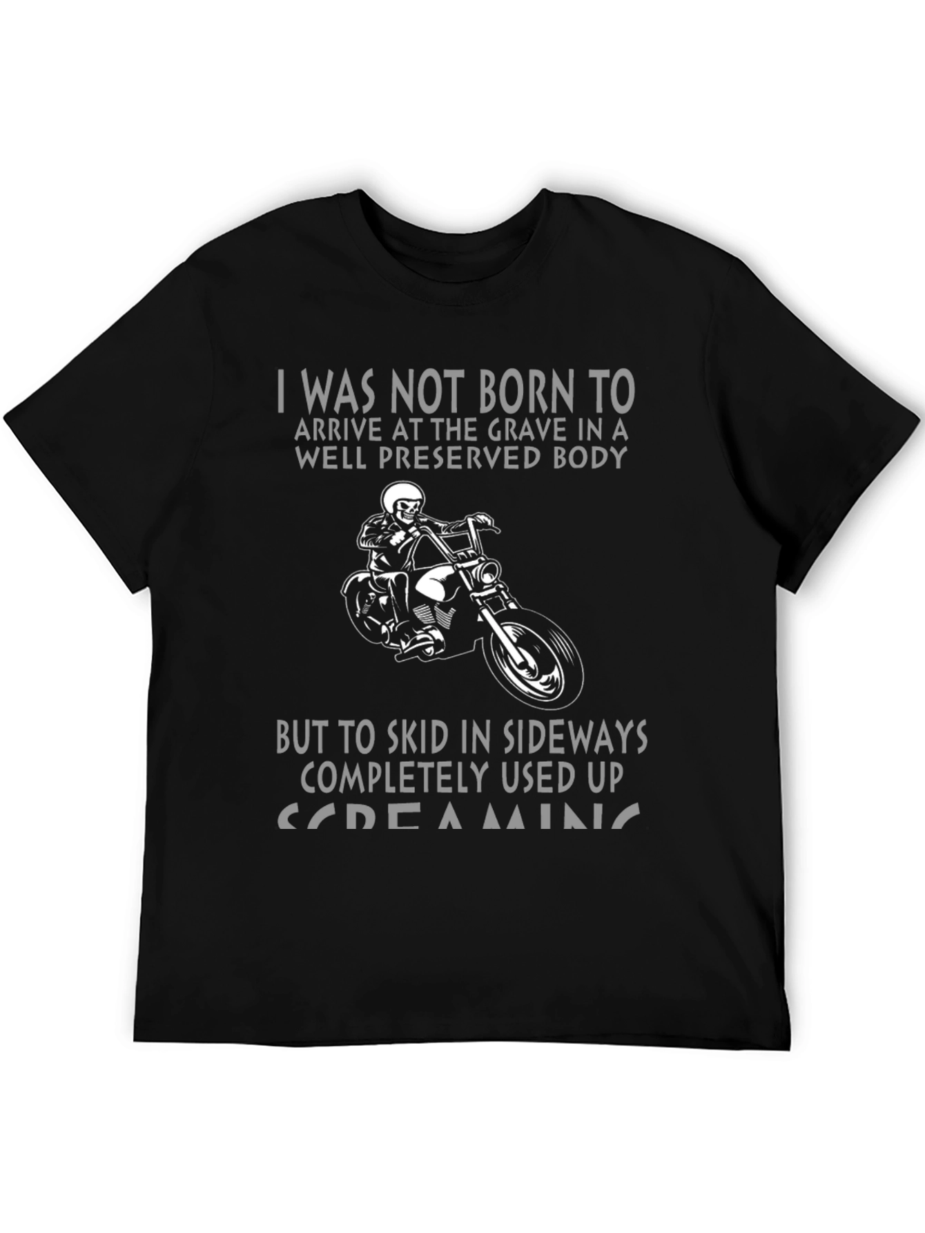 Motorcycle T-Shirt: Live to Ride