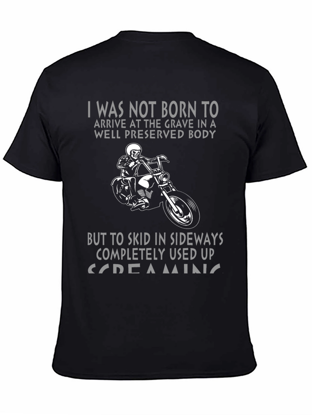 Motorcycle T-Shirt: Live to Ride
