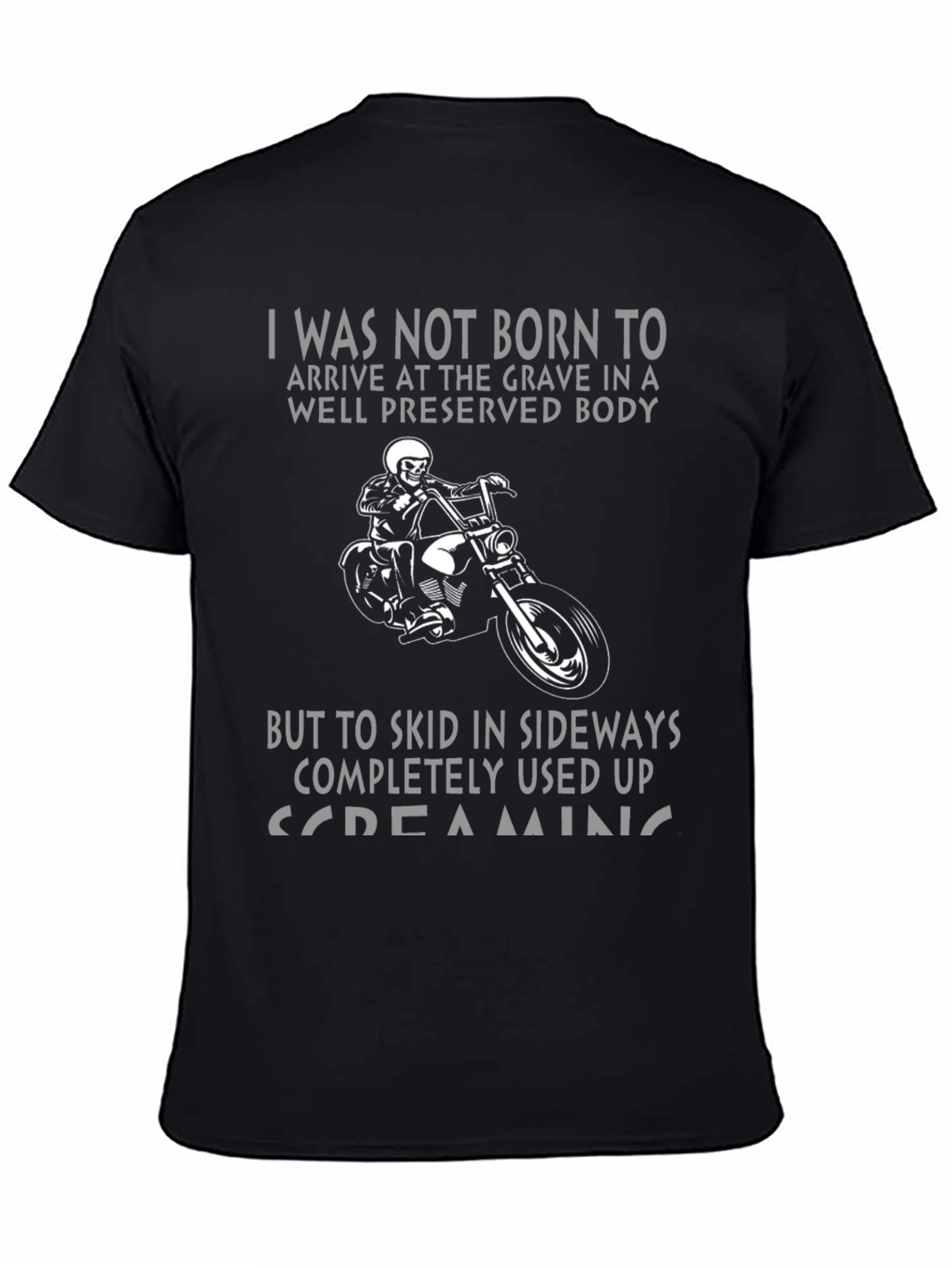 Motorcycle T-Shirt: Live to Ride