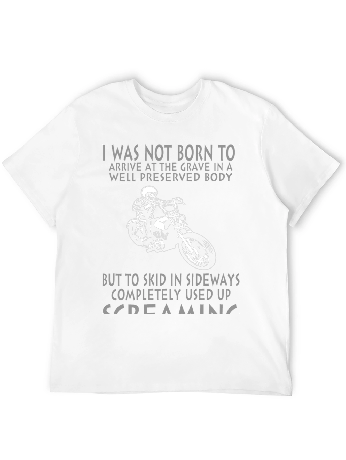 Motorcycle T-Shirt: Live to Ride