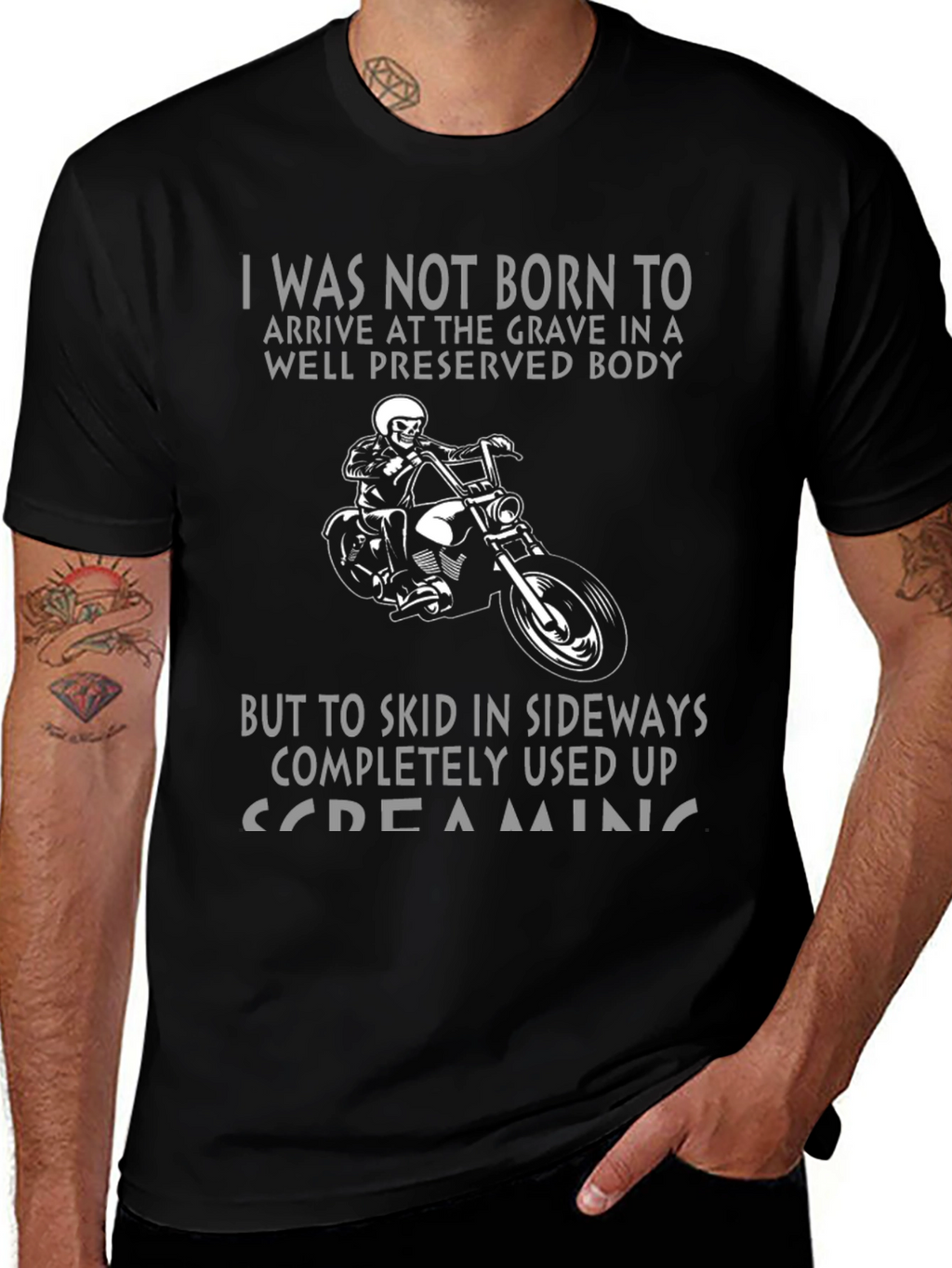 Motorcycle T-Shirt: Live to Ride