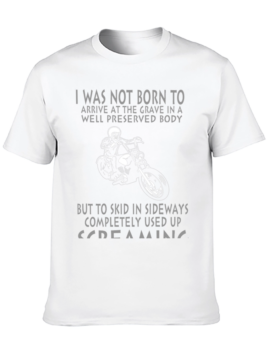 Motorcycle T-Shirt: Live to Ride