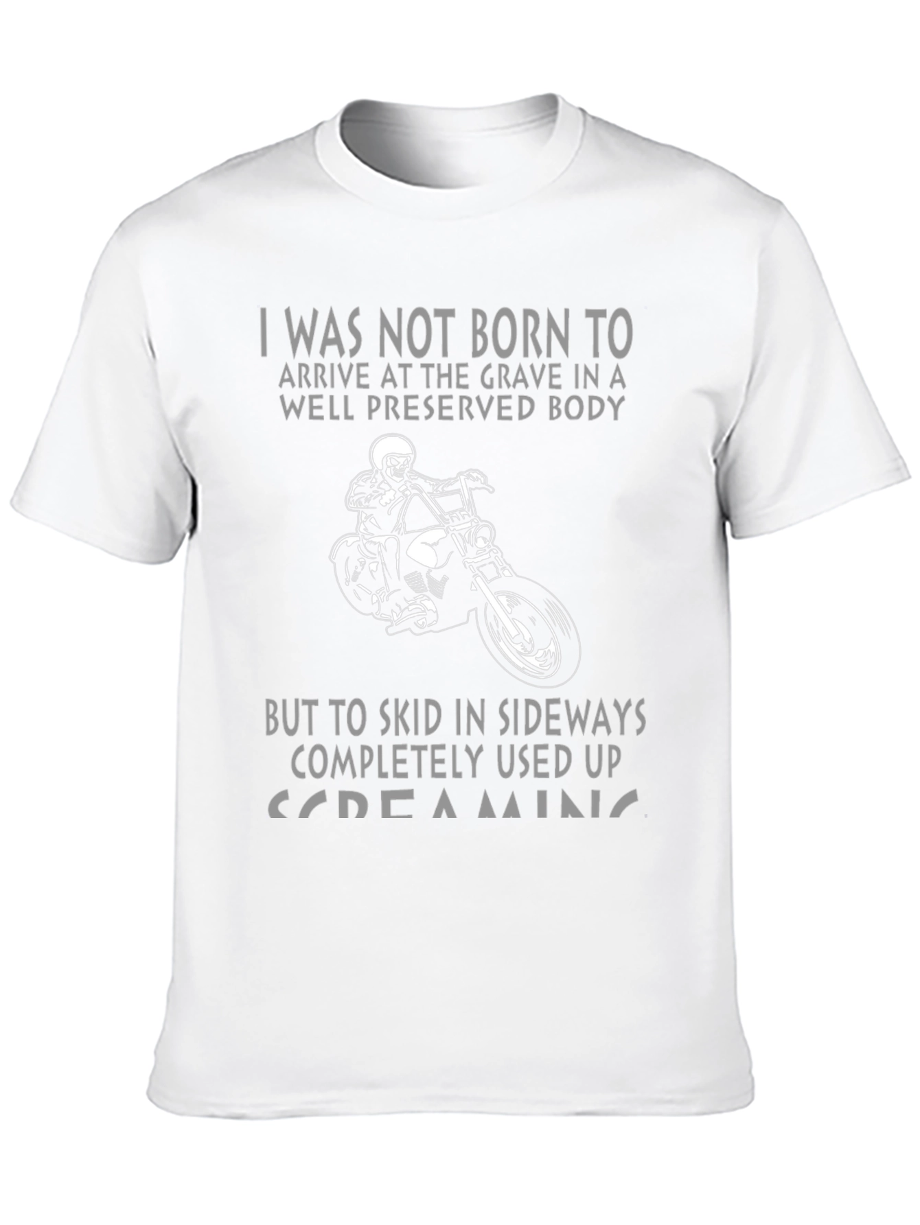 Motorcycle T-Shirt: Live to Ride