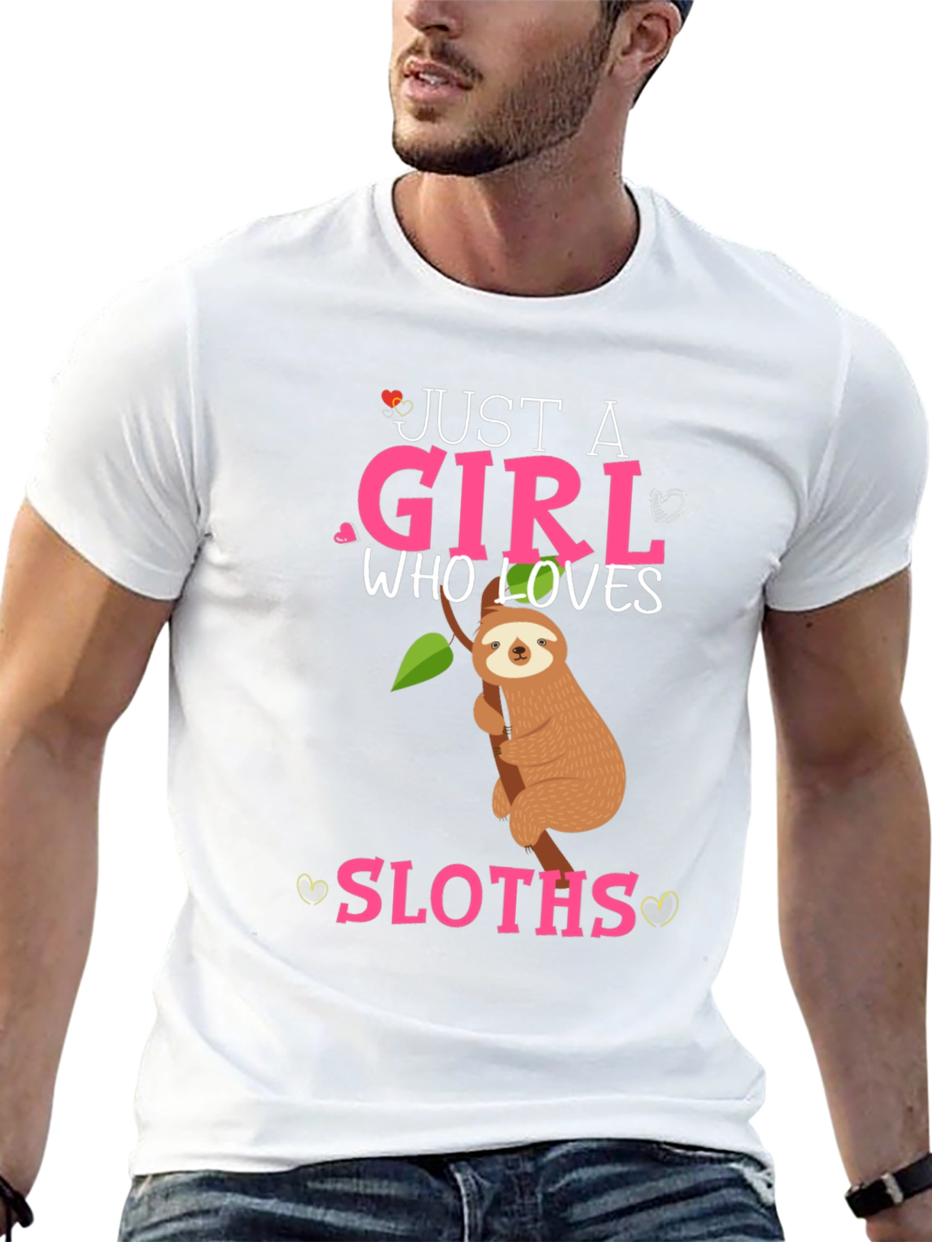 Just a Girl Who Loves Sloths T-Shirt