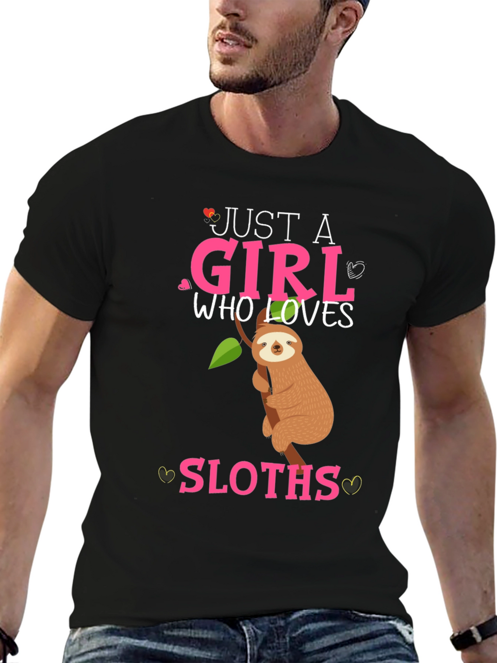 Just a Girl Who Loves Sloths T-Shirt