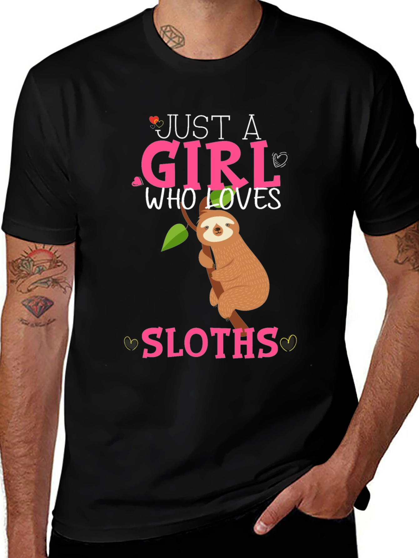 Just a Girl Who Loves Sloths T-Shirt
