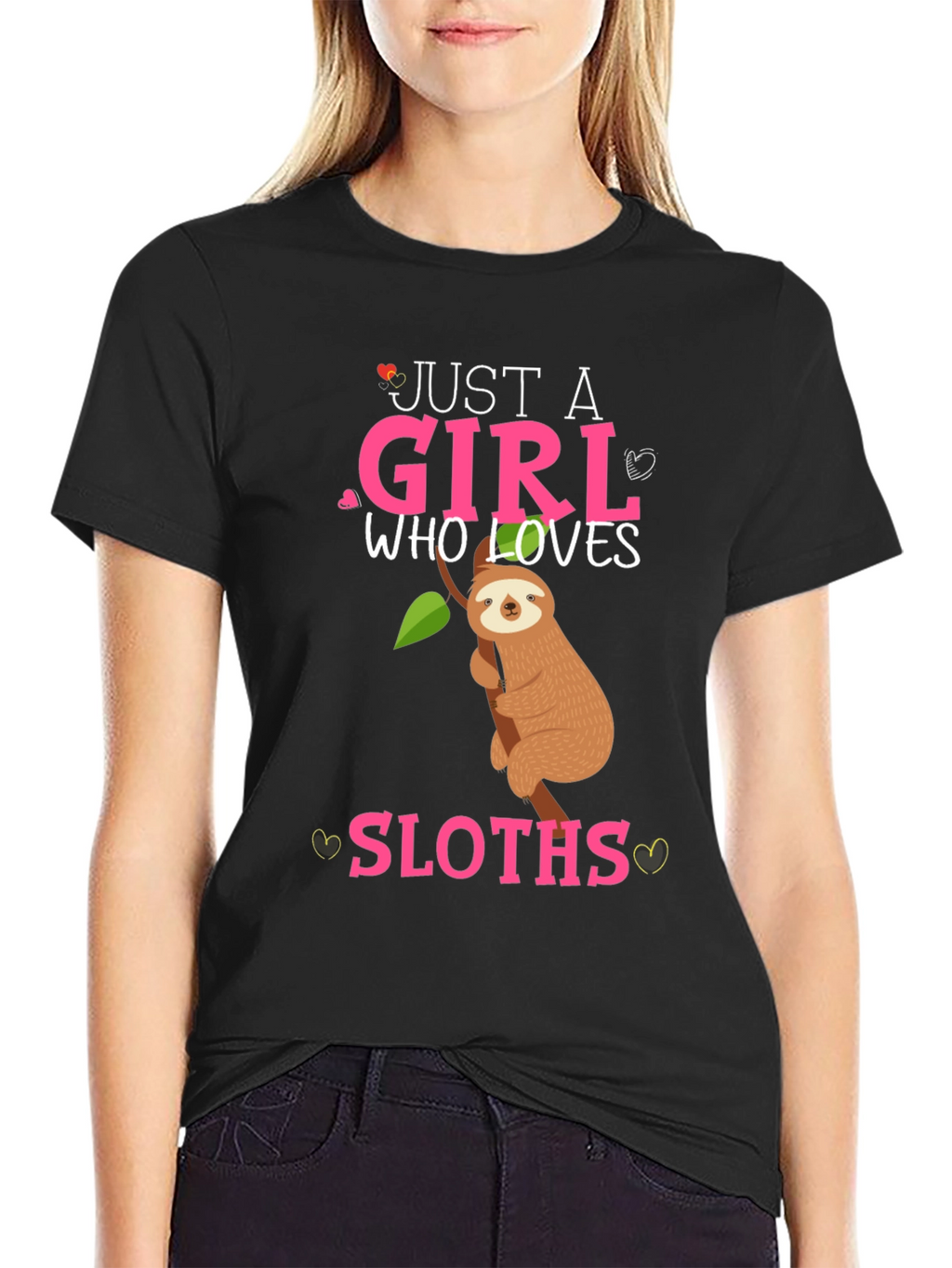 Just a Girl Who Loves Sloths T-Shirt