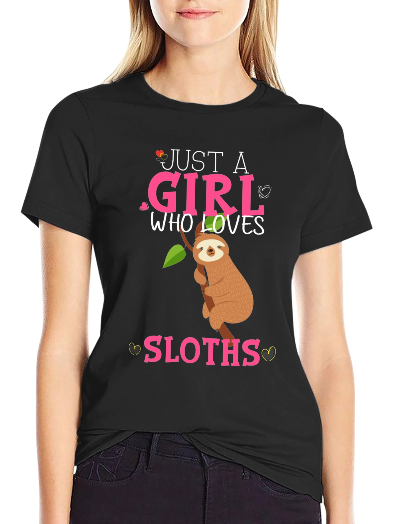 Just a Girl Who Loves Sloths T-Shirt