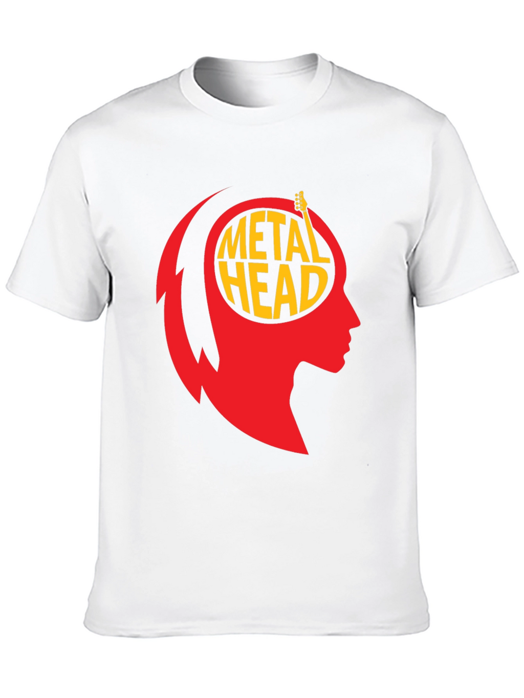 Metal Head Graphic Tee - Black T-Shirt