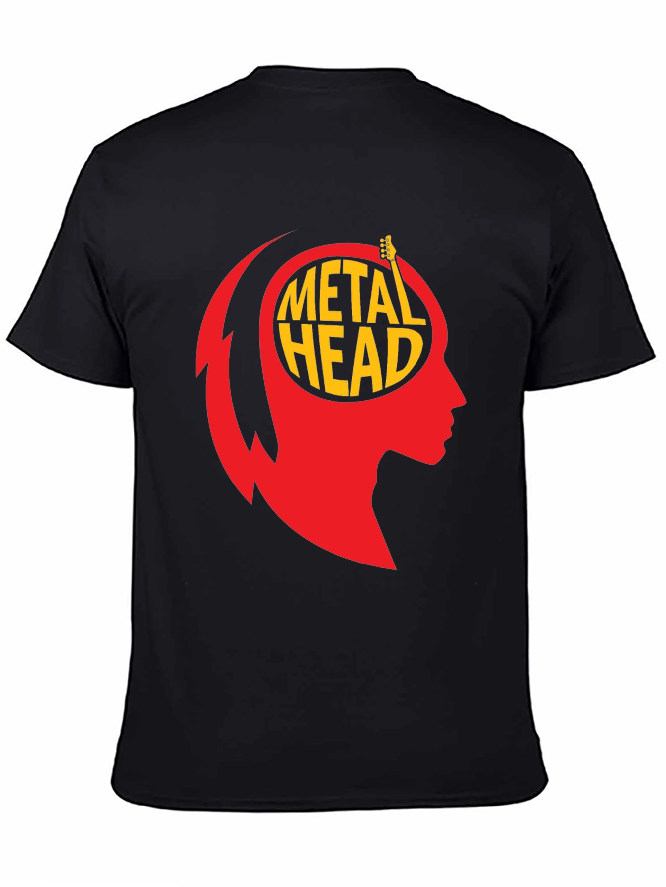Metal Head Graphic Tee - Black T-Shirt