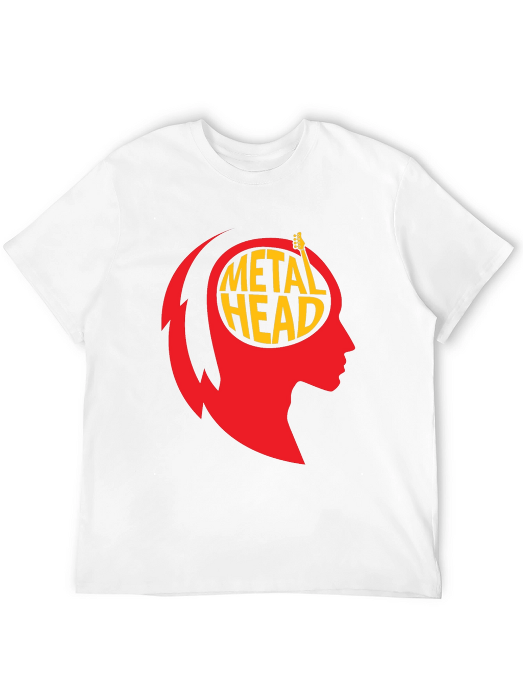 Metal Head Graphic Tee - Black T-Shirt