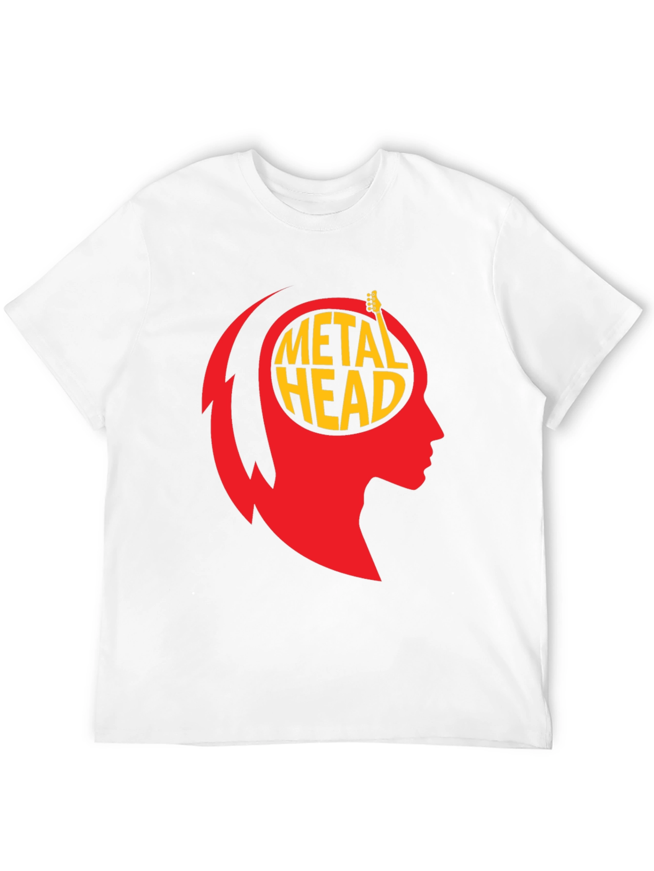 Metal Head Graphic Tee - Black T-Shirt