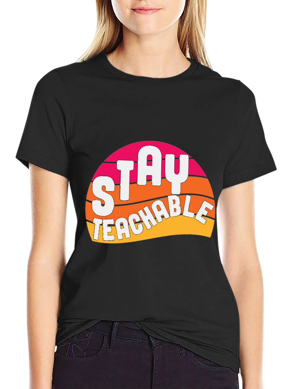 Stay Teachable Graphic T-Shirt - Retro Design