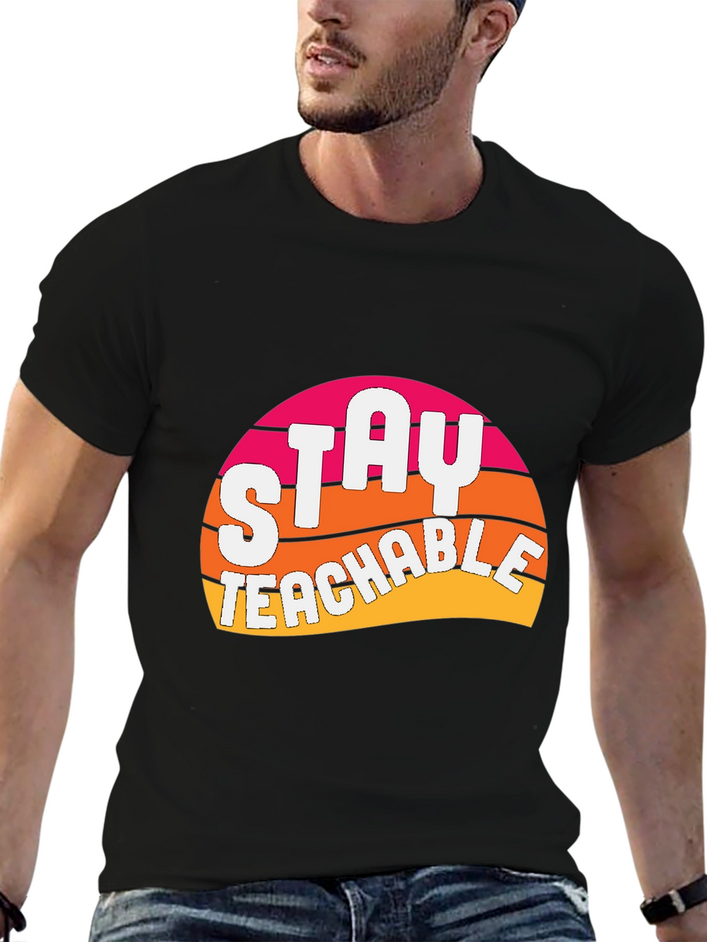 Stay Teachable Graphic T-Shirt - Retro Design