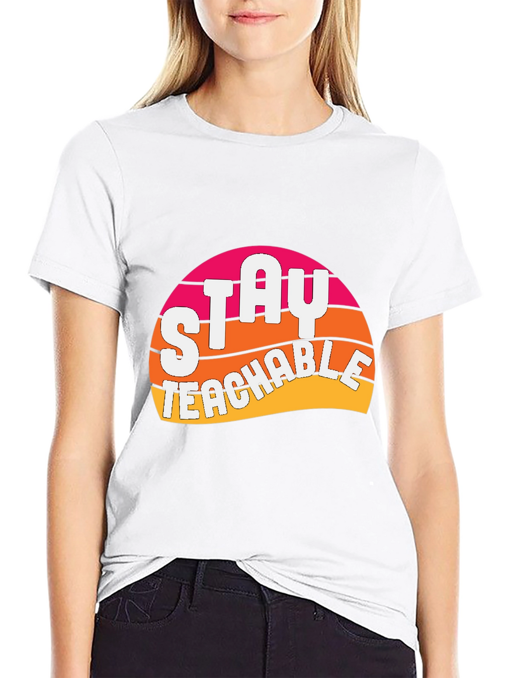Stay Teachable Graphic T-Shirt - Retro Design