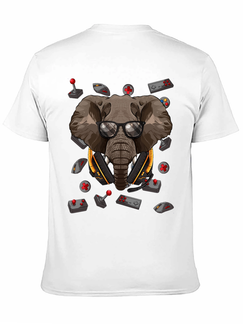 Gamer Elephant Graphic Tee