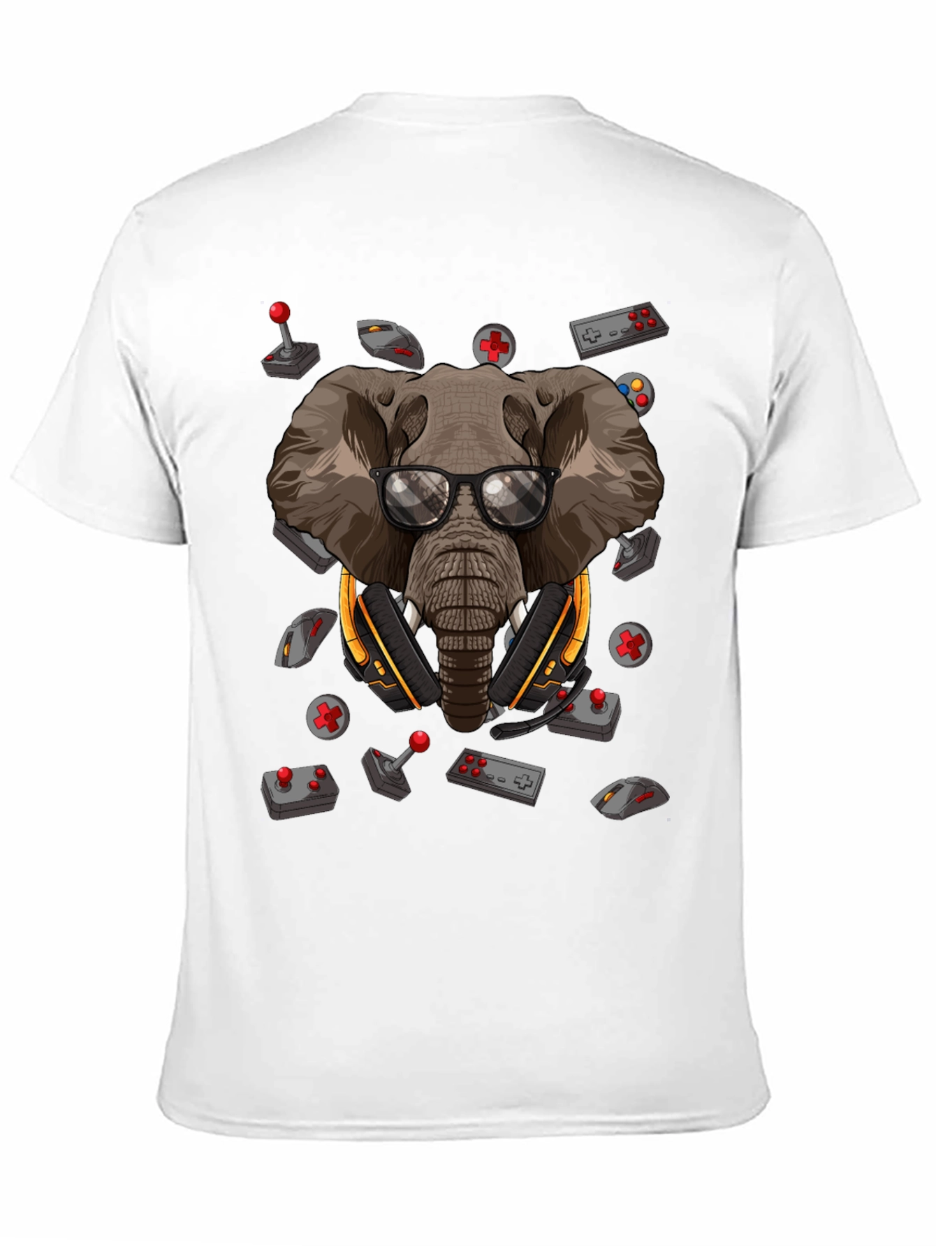 Gamer Elephant Graphic Tee