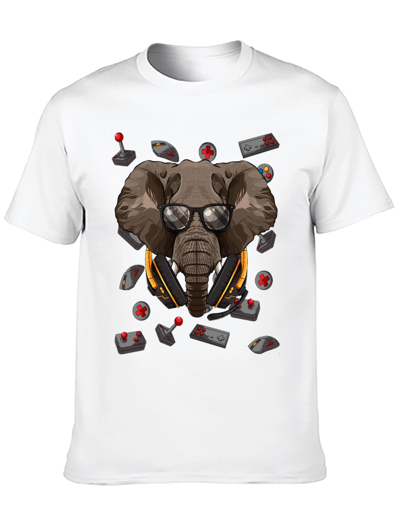 Gamer Elephant Graphic Tee