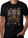 Gamer Elephant Graphic Tee