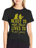 Firefighter Tribute Tee: Ready to Risk Lives