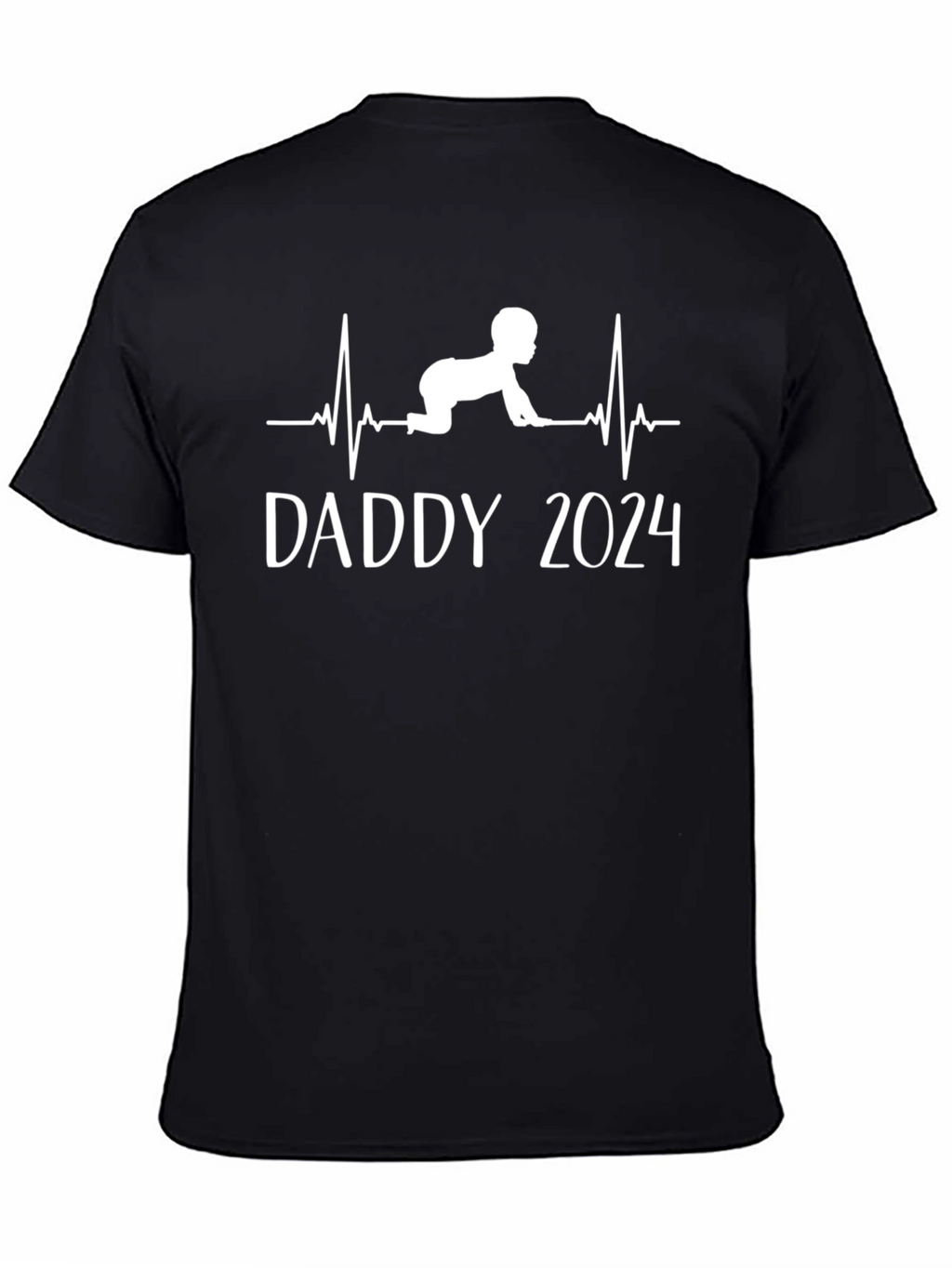 Daddy 2024 T-Shirt - New Dad Expecting Baby