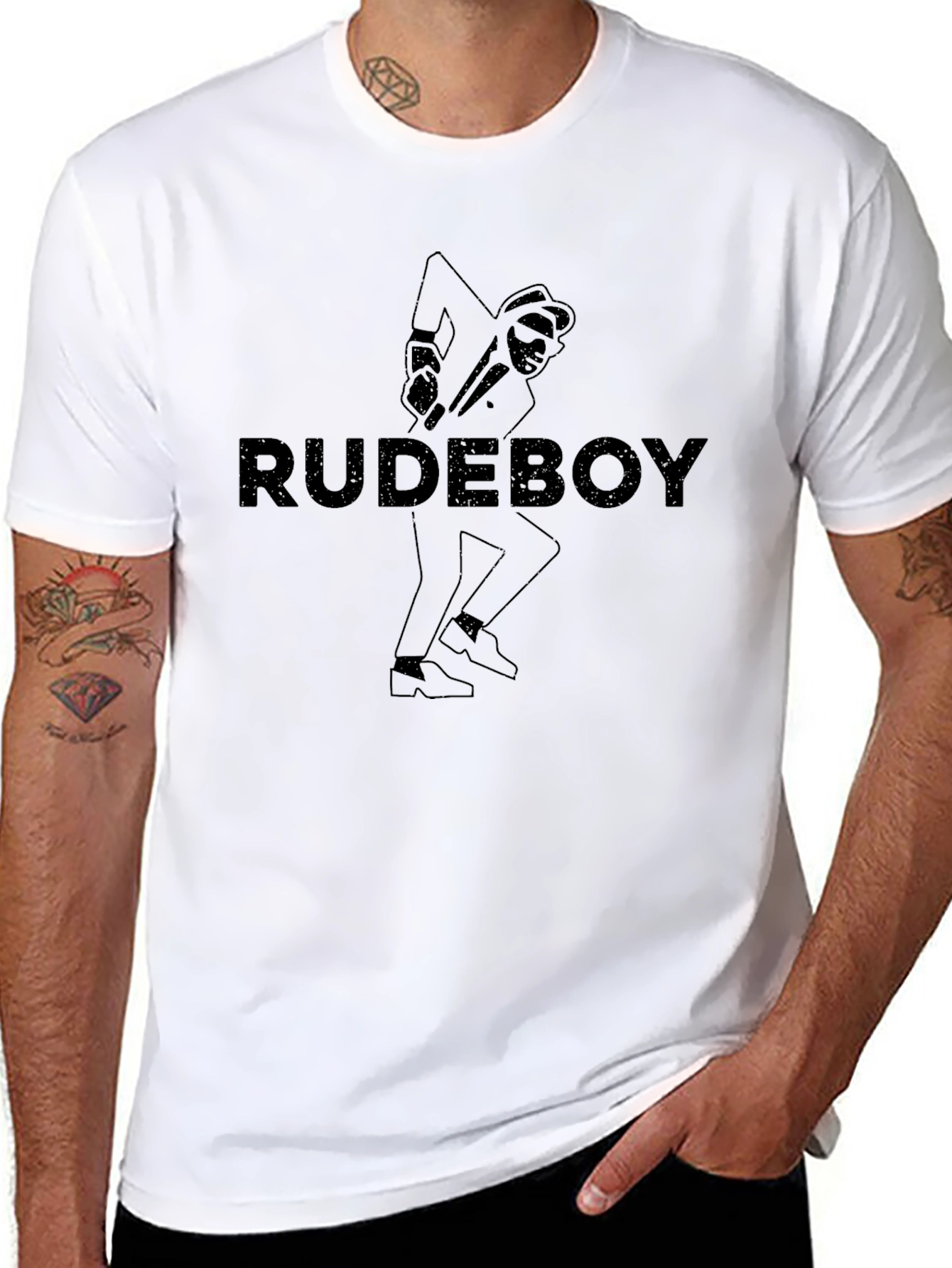 RUDEBOY Graphic Tee - Stylish & Unique Design