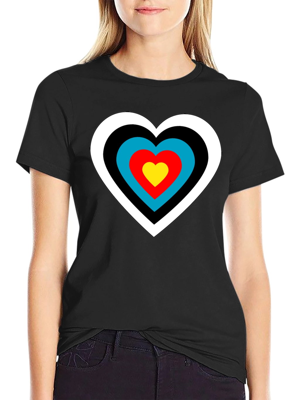 Heart Target T-Shirt - Archery Love Tee