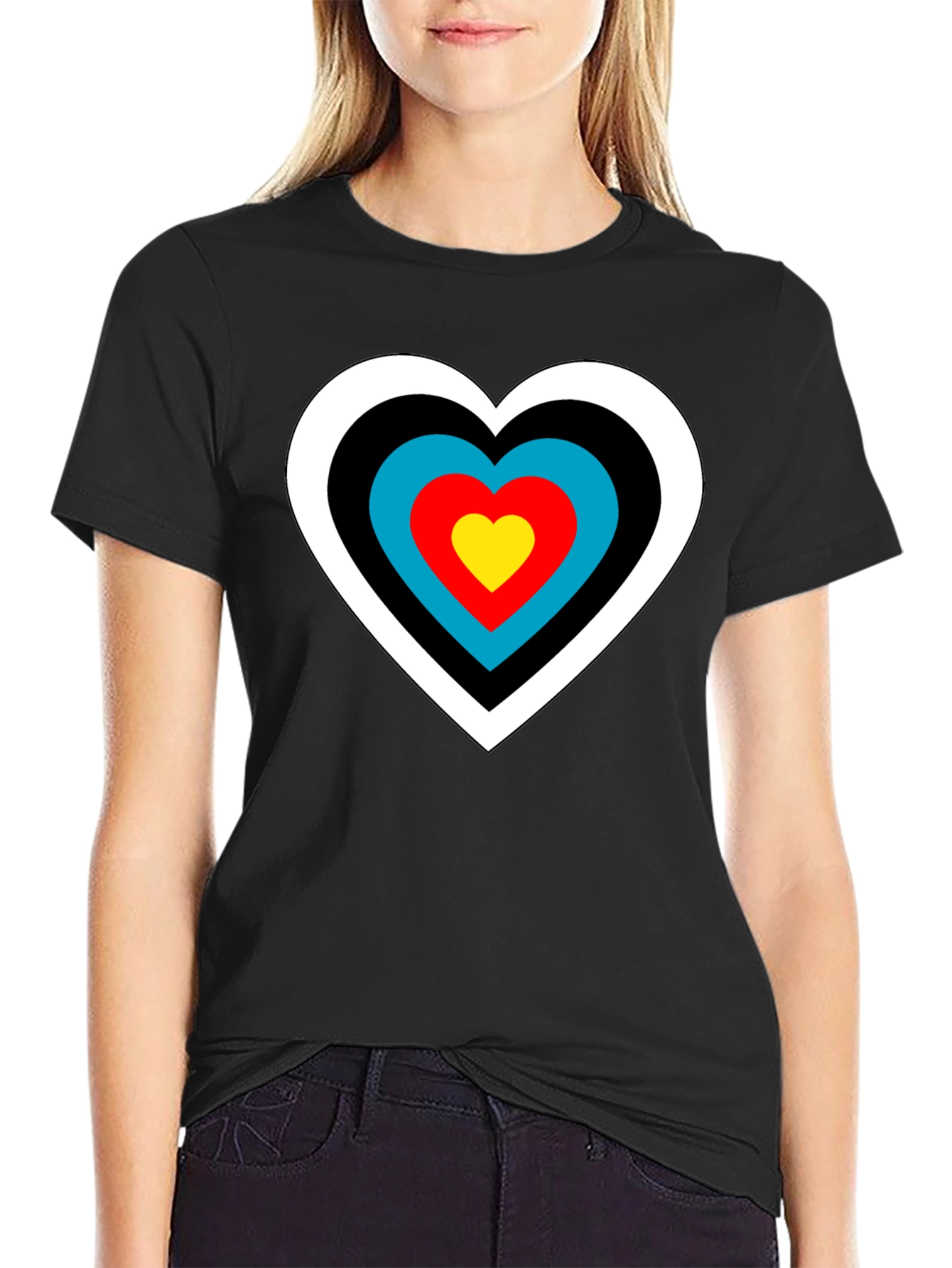 Heart Target T-Shirt - Archery Love Tee