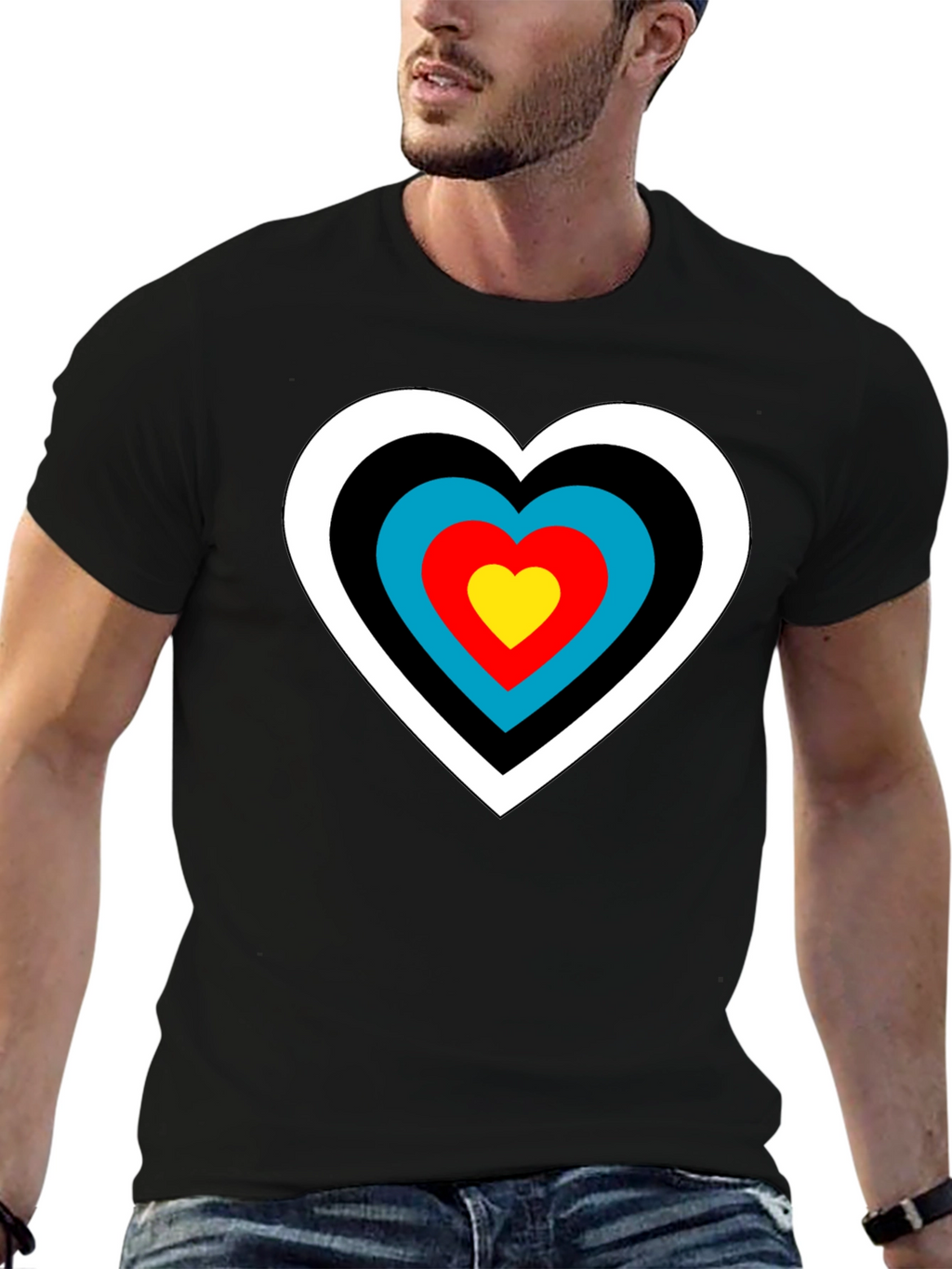Heart Target T-Shirt - Archery Love Tee