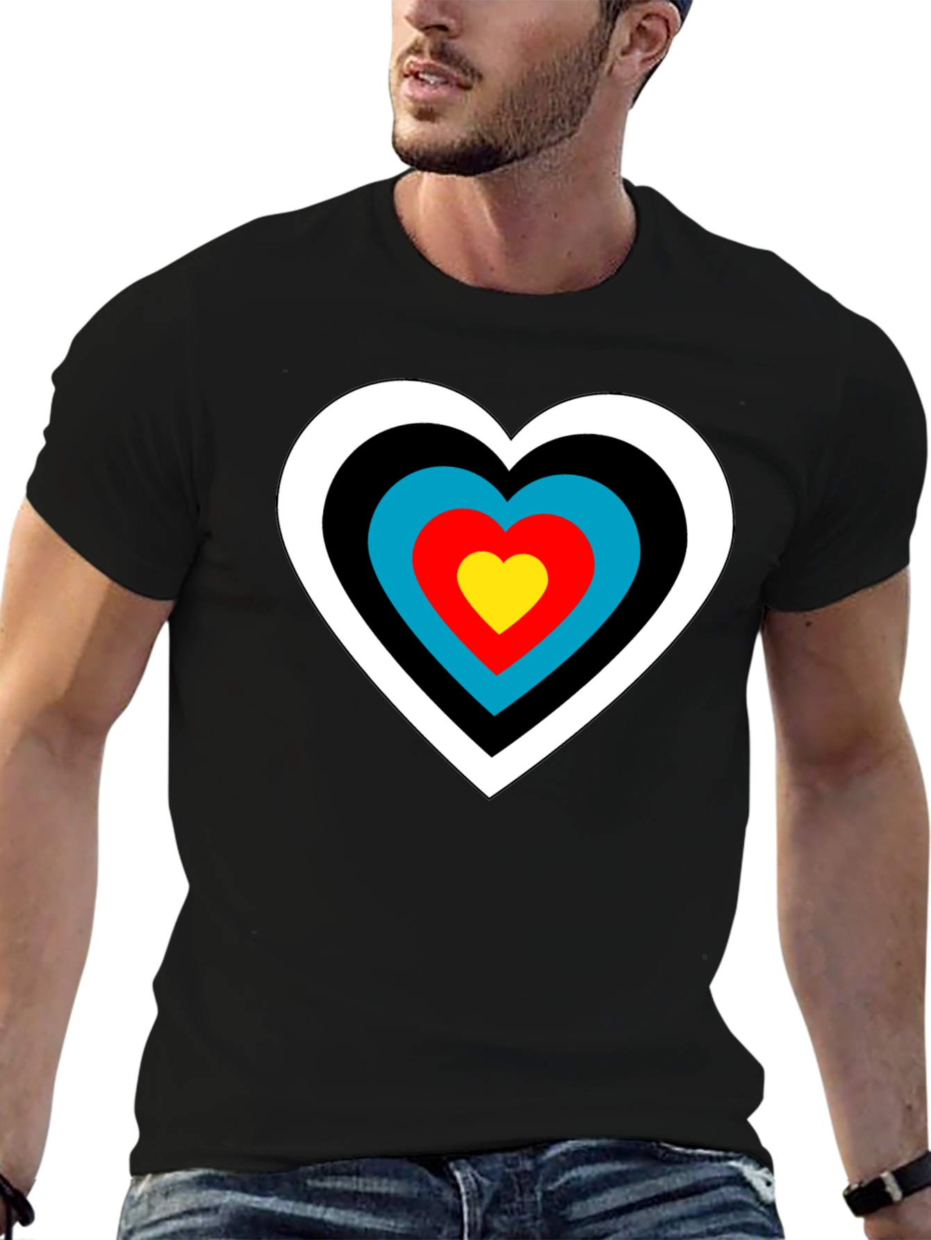 Heart Target T-Shirt - Archery Love Tee