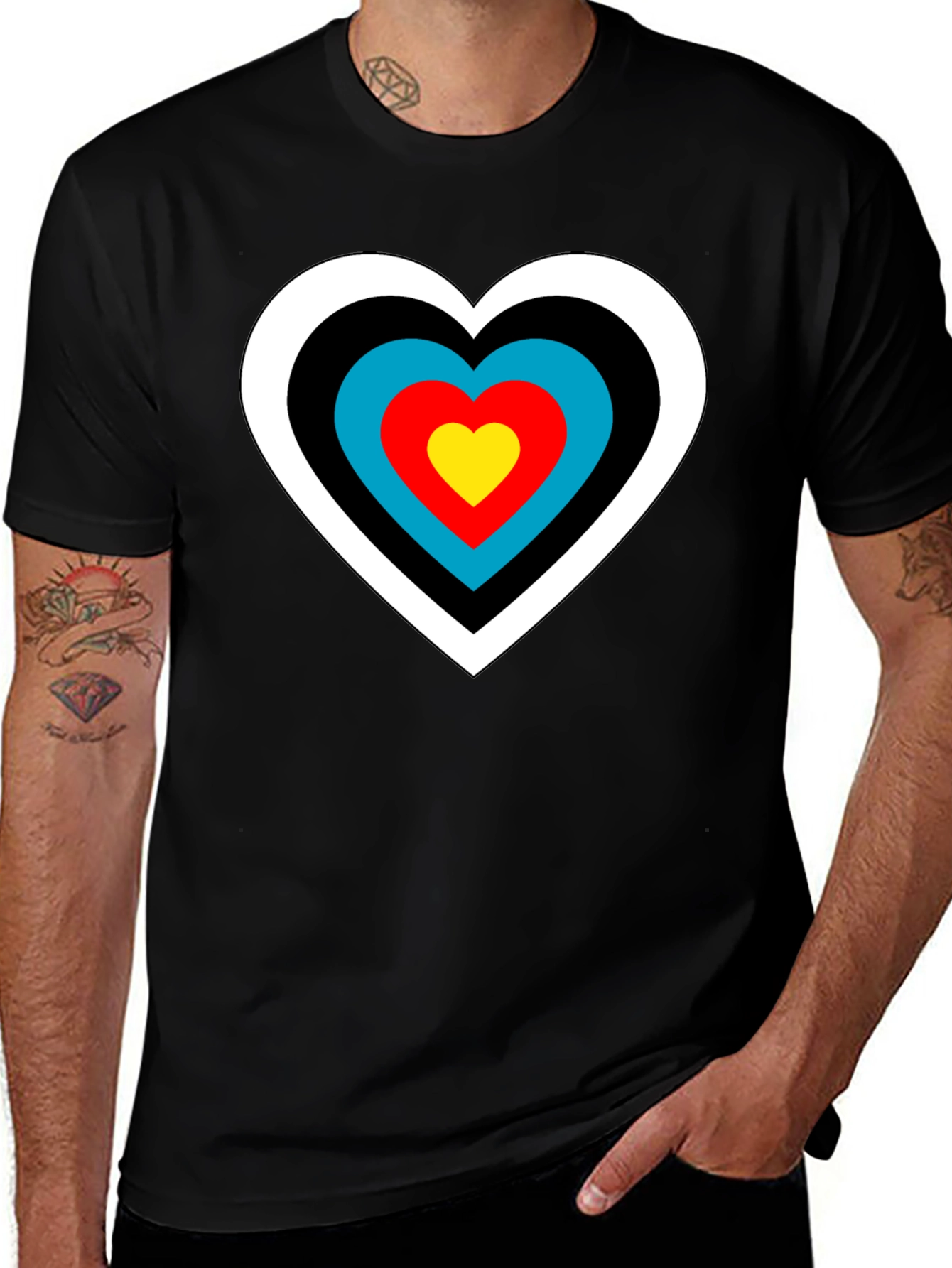 Heart Target T-Shirt - Archery Love Tee