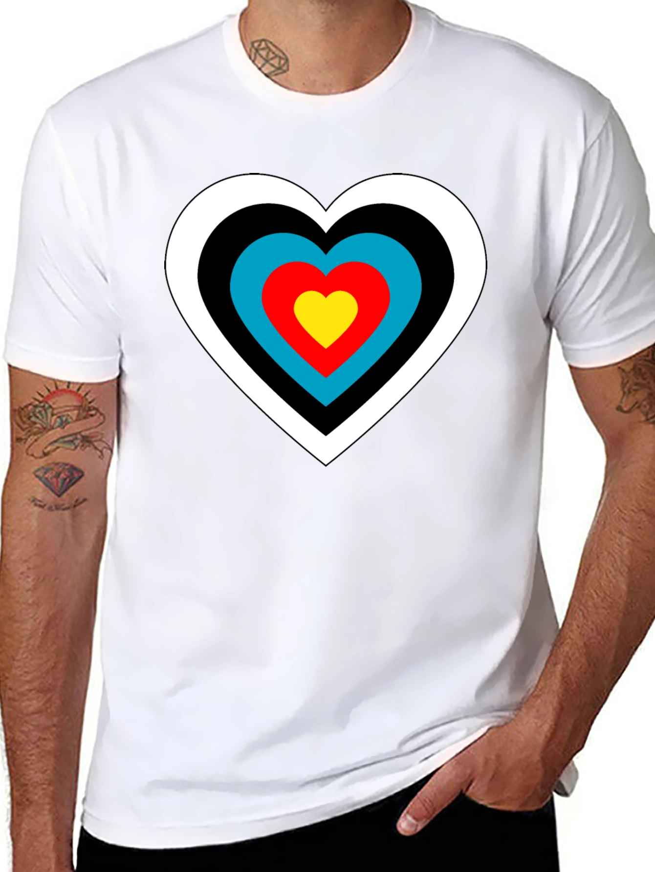 Heart Target T-Shirt - Archery Love Tee