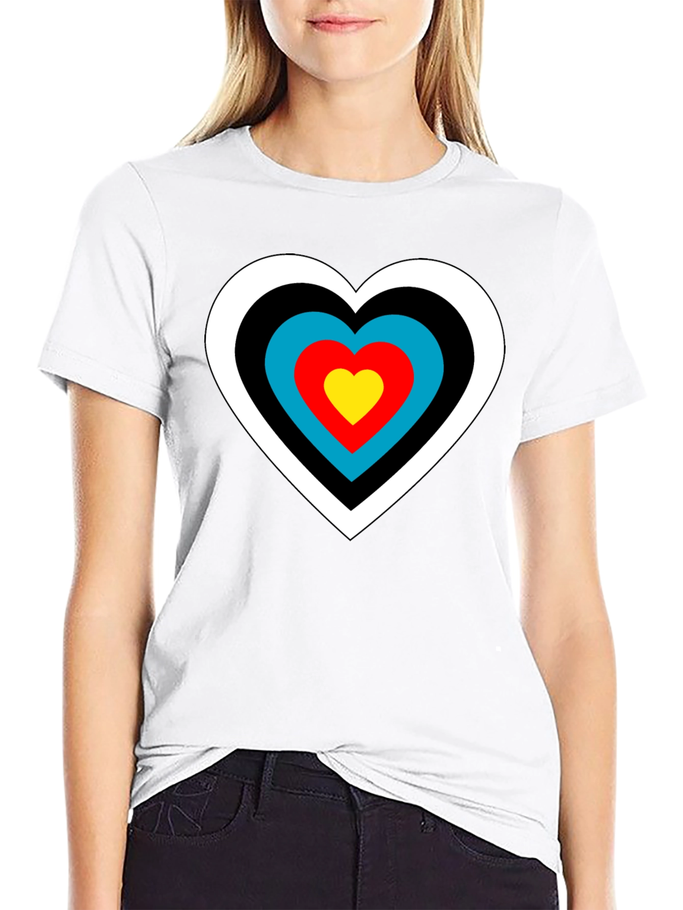 Heart Target T-Shirt - Archery Love Tee