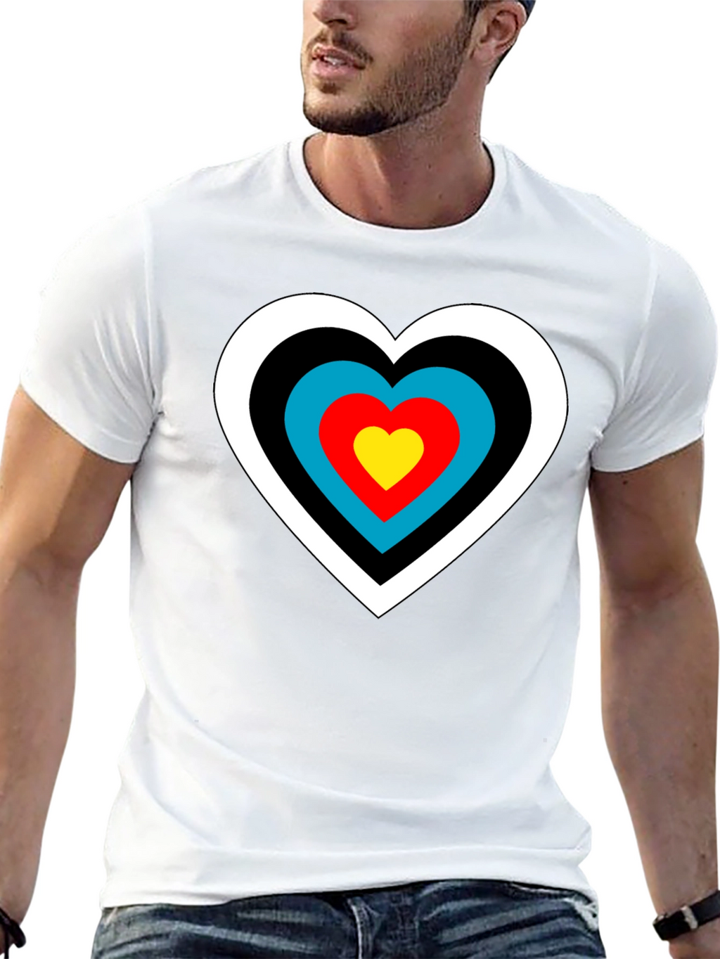 Heart Target T-Shirt - Archery Love Tee
