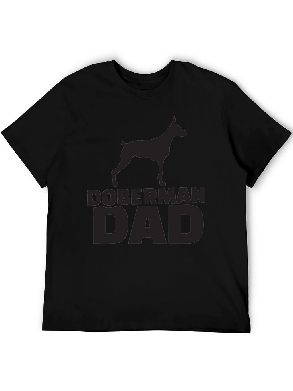 Doberman Dad Black T-Shirt - Dog Lover Gift