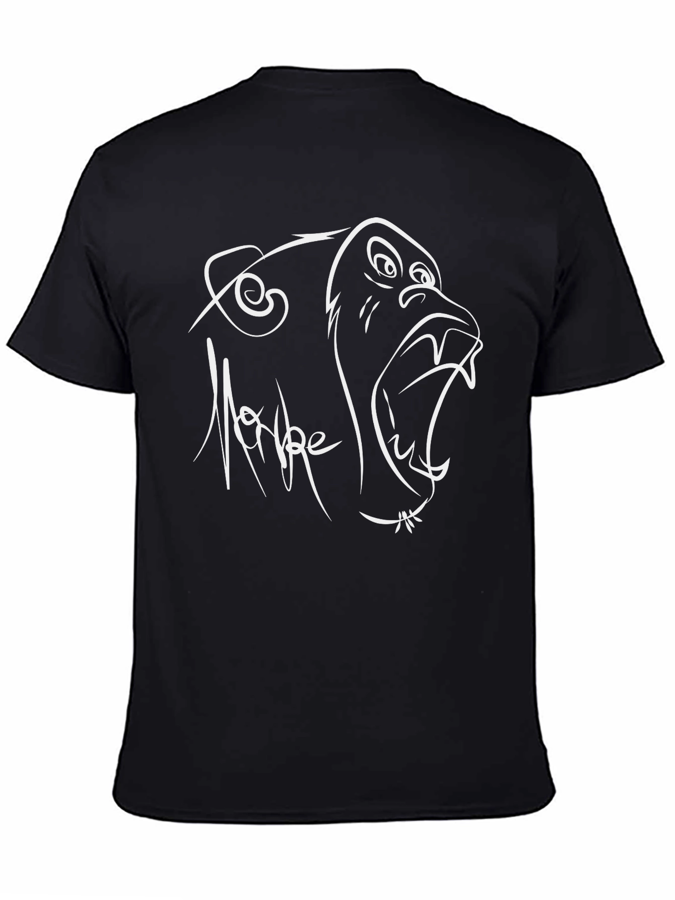 Cool Monkey Graphic Black T-Shirt