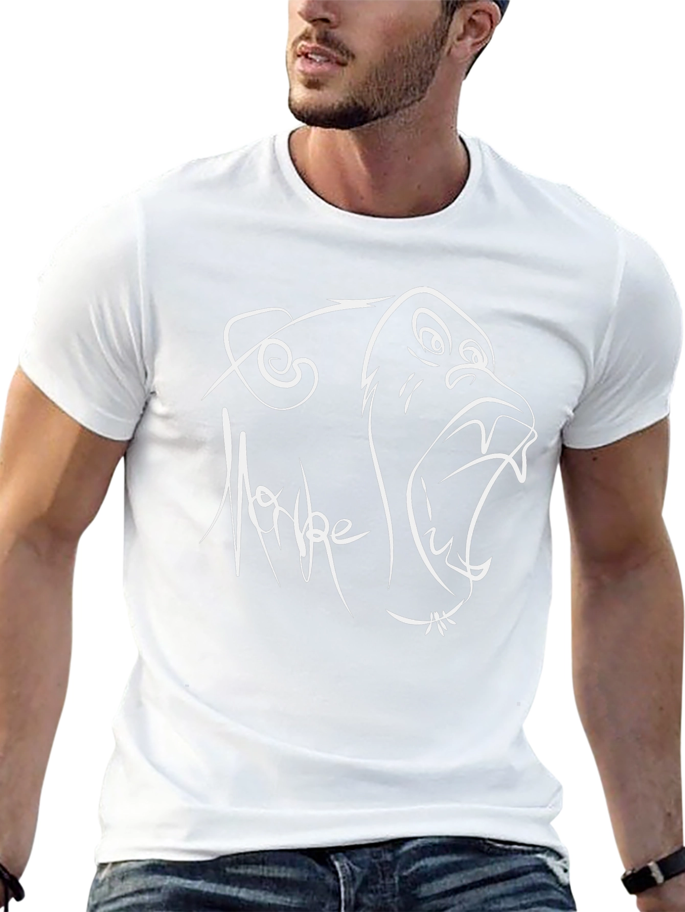 Cool Monkey Graphic Black T-Shirt